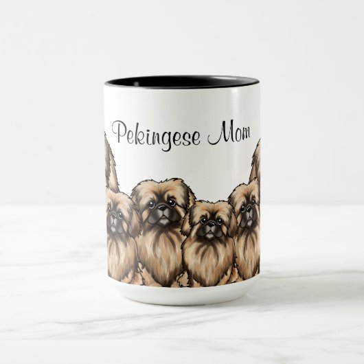 KiniArt Pekingese Mug (Centre)