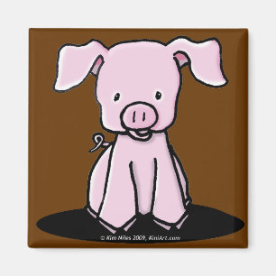 KiniArt Piglet Magnet Magneet