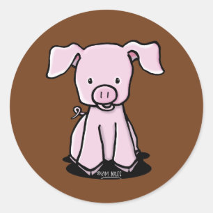 KiniArt Piglet Stickers