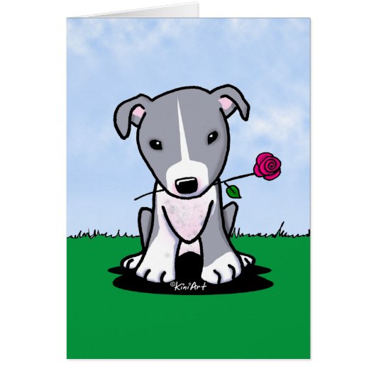 KiniArt Pit gebeurt met Pitbull Dog (Voorkant)