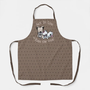 KiniArt Pocket Puppies Hondenliefhebber Apron Schort