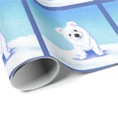 KiniArt Polar Beer Cadeaupapier (Rol Hoek)