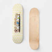 KiniArt Pom Party Skateboard (Voorkant)