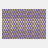 KiniArt Pom Wrapping Paper Flat Sheet Set van 3 (Voorkant 2)