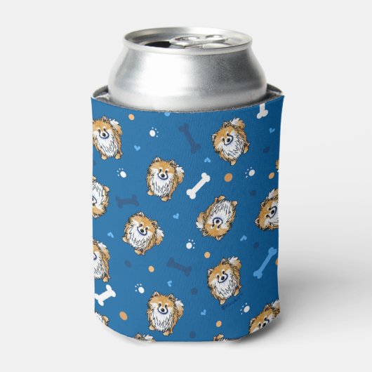 KiniArt Pomeranian Blikjeskoeler (Blikje Voorkant)