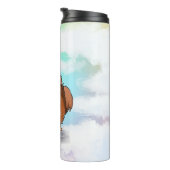 KiniArt Pomeranian Thermosbeker (Geroteerd rechts)