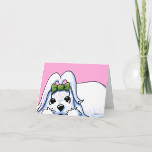 KiniArt Precious Maltese Note Kaart