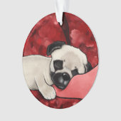KiniArt Pug endormi (devant)