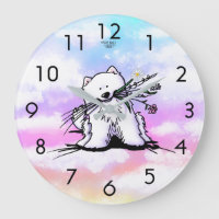 KiniArt Regenboogbrug Samoyed