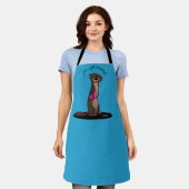 KiniArt River Otter All-Over Imprimer Tablier (Porté)