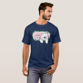 KiniArt Samojeeds T-shirt (Voorkant volledig)