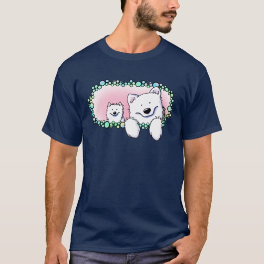 KiniArt Samojeeds T-shirt (Voorkant)