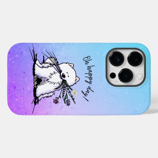 KiniArt Samoyed iPhone / coque ipad (Verso (horizontal))
