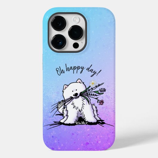 KiniArt Samoyed iPhone/iPad case (Achterkant)