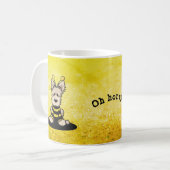 KiniArt Scottie Chien Bee Coffee Mug (Devant gauche)