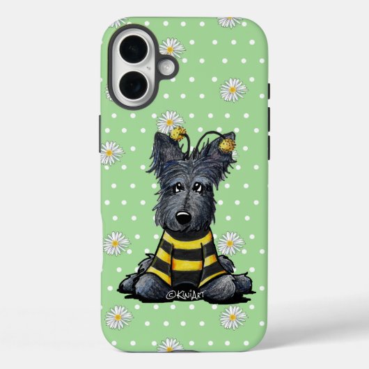 KiniArt Scottish Bee iPhone / iPad hoesje (Achterkant)