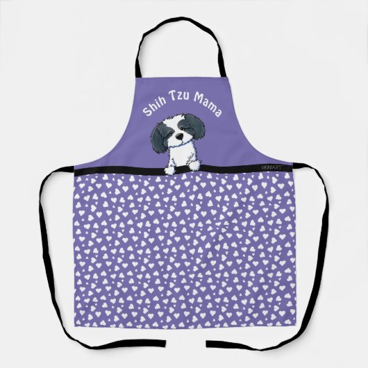 KiniArt Shih Tzu All-Over Print Schort (Voorkant)