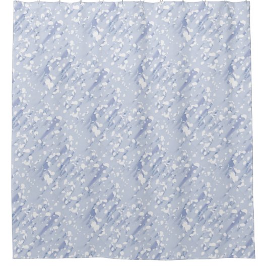 KiniArt Silver Ice Shower-gordijn Douchegordijn (Voorkant)