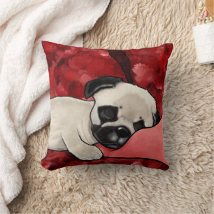 KiniArt Sleepy Pug Kussen