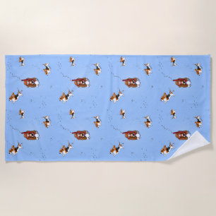 KiniArt Snorkeling Basset Strandlaken