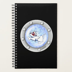 KiniArt Snorkeling Westie Porthole