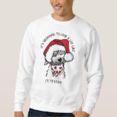 KiniArt Soft Coated Sweatshirt de Noël (Devant)