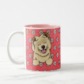 KiniArt souriant Chow Mug (Gauche)