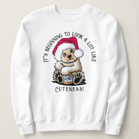 KiniArt Spirit Oear Sweatshirt de Noël (Design devant)