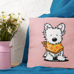 KiniArt Sunshine Westie Kussen