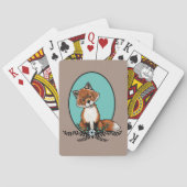 KiniArt Sweet Fox Pokerkaarten (Achterkant)