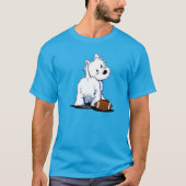 KiniArt Tailgate Westie T-shirt (Voorkant)