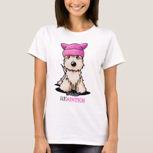 KiniArt Terrier Pink Pet T-shirt