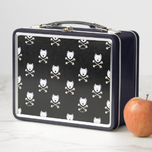 KiniArt Torrid Westies Crossbones Lunchtrommel