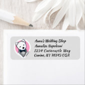 KiniArt Tuxedo Westie Etiket (Insitu)