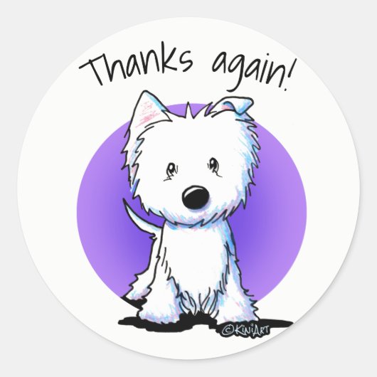 KiniArt TY2-Stickers Ronde Sticker (Voorkant)