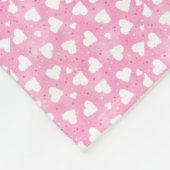 KiniArt Valentijn Elephant Fleece Blanket (Hoek)