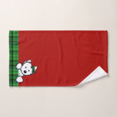 KiniArt Website Kersthanddoek Set Bad Handdoek (Handdoek)