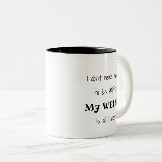 KiniArt Welsh Terrier Mug (Devant droit)