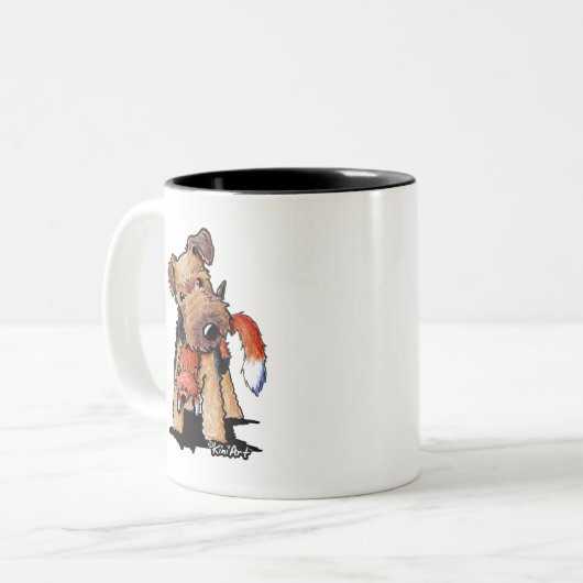 KiniArt Welsh Terrier Mug (Devant gauche)