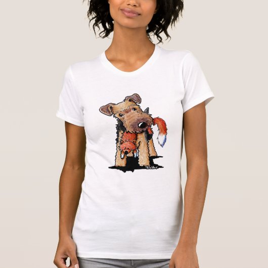 KiniArt Welsh Terrier T-shirt (Voorkant)