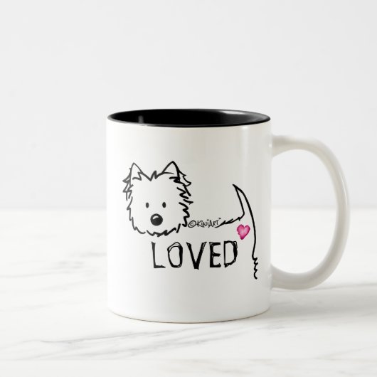 KiniArt Westie Aimé Mug (Droit)