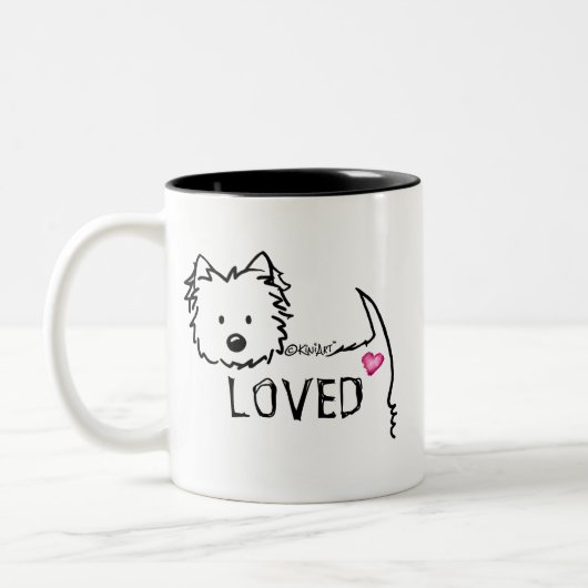 KiniArt Westie Aimé Mug (Gauche)