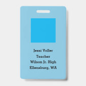 KiniArt Westie Badge d'identification (Arrière)