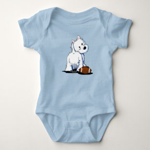 KiniArt Westie Barbecue Bébé Body