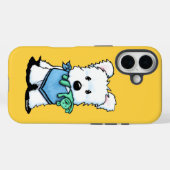 KiniArt Westie Bestie Coque-Mate coque iphone (Verso (horizontal))