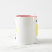 KiniArt Westie Casquette Floral Mug (Centre)
