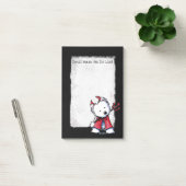 KiniArt Westie Diable Post-It Notes (Bureau)