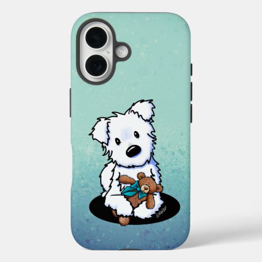 KiniArt Westie en Beer Case-Mate iPhone Case (Achterkant)