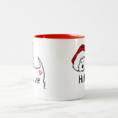 KiniArt Westie Festive Christmas Mug (Centre)