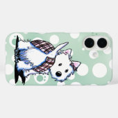 KiniArt Westie gekleed tot Kilt Case-Mate iPhone Case (Achterkant (horizontaal))